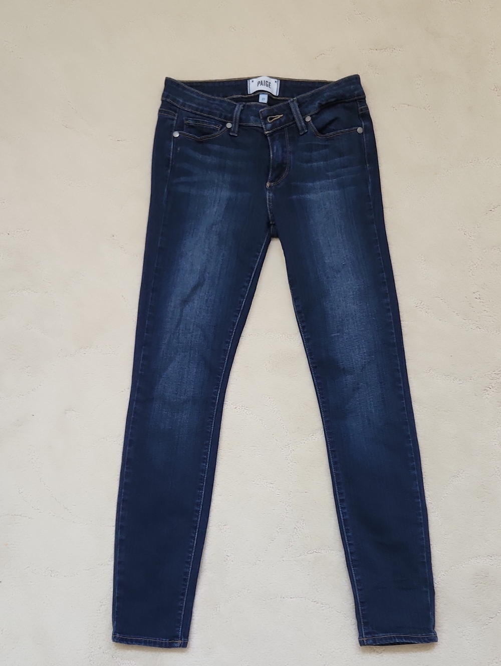 PAIGE Navy/Indigo Skinny Jeans - Women's